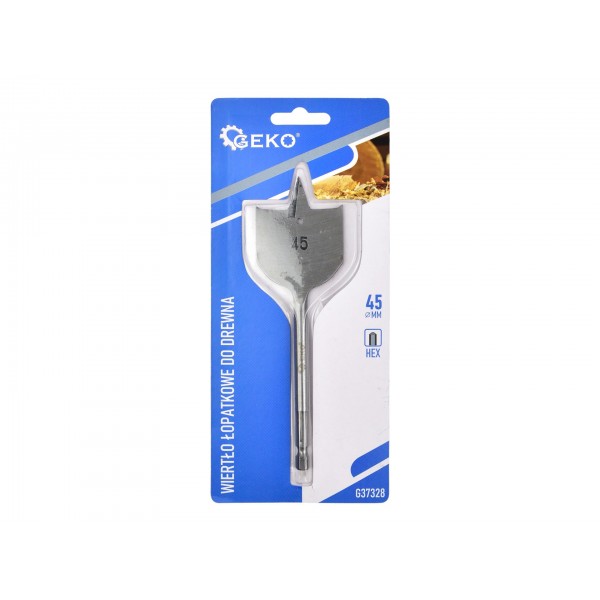 Grąžtas medžiui plunksninis 45x152mm Grąžtas medžiui plunksninis 45x152mm